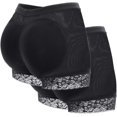 thumbnail image 1 of KIWI RATA Womens Seamless Butt Lifter Padded Lace Panties Enhancer Underwear, 1 of 6