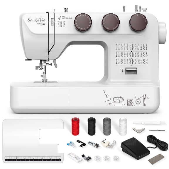 SewLaVie 996p 36-Stitch Mechanical Sewing Machine with Extension Table
