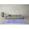 thumbnail image 3 of Ahgly Company Indoor Rectangle Abstract Blue Modern Area Rugs, 7' x 10', 3 of 4