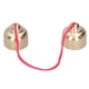 thumbnail image 5 of Campanas vintage artesanales, campanas vintage Campanas vintage de acero inoxidable Suministros para instrumentos musicales Rendimiento lleno de energía, 5 of 8