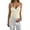 Yellow #5, variant on Womens V Neck Spaghetti Strap Slim Fit Crop Cami Top Bodycon Sleeveless Tank Top Pink S