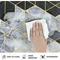 thumbnail image 5 of Modern Kitchen Mats for Floor 2 Piece, Cushioned Anti-Fatigue Kitchen Rugs Non Slip Memory Foam Modern Kitchen Mats Rug Waterproof PVC Comfort Mat for Office Sink 17'''' x 47'''' + 17'''' x 30'''', 5 of 6