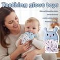 thumbnail image 2 of Silicone Teething Mitt,Soothing Infant Teething Mitten,Food Grade Silicone Infant Teethin-g Mitten,BPA-Free Chew Toy for Pain Relief,Sucking Need,Rabbit Teethin-g Toys for 0-6 6-12 Months, 2 of 7