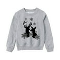 thumbnail image 2 of 2023 Joyeux Noël Pyjama Maman et Moi Pyjamas Animal Femmes Coton Bio Pyjamas de Noël Famille, 2 of 6