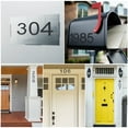 thumbnail image 5 of Uxcell 6 House Numbers Self-Adhesive for Outside Stick On 3.5" x 2", 1 Pcs, 5 of 5