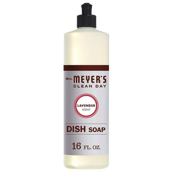 Mrs. Meyer's Clean Day Dish Soap Liquid, Lavender, 16 fl oz