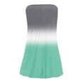 thumbnail image 2 of bbyeadc Women's Strapless Maxi Dress Plus Size Tube Top Long Skirt Sundress Cover Up, Light Blue S, 2 of 5