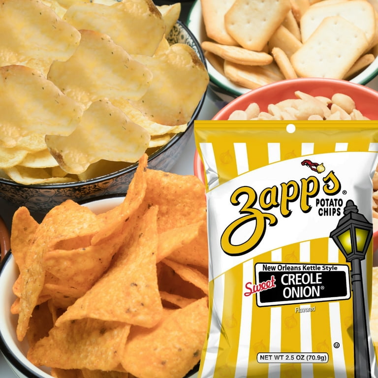 ポップカルチャー　ハーシーズ8種セット Zapp's Sweet Creole Onion Potato Chips, New Orleans Kettle Style