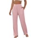 thumbnail image 5 of 3 piezas de pantalones de yoga de pierna ancha para mujer, cómodos pantalones sueltos de cintura alta, pantalones deportivos casuales, pantalones deportivos de entrenamiento, 5 of 5