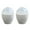 White, variant on Grandest Birch 2Pcs Egg Poacher Reusable Easy to Clean Egg-shaped Microwave Heat Resistant Egg Cooking Cup for Home Practical Heat