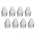 thumbnail image 1 of 2x8 Uds. Tapas De Valla De Piquete, Accesorios De Valla De 1,5 Pulgadas X 0,88 Pulgadas Para Pasillos Domésticos, 1 of 9