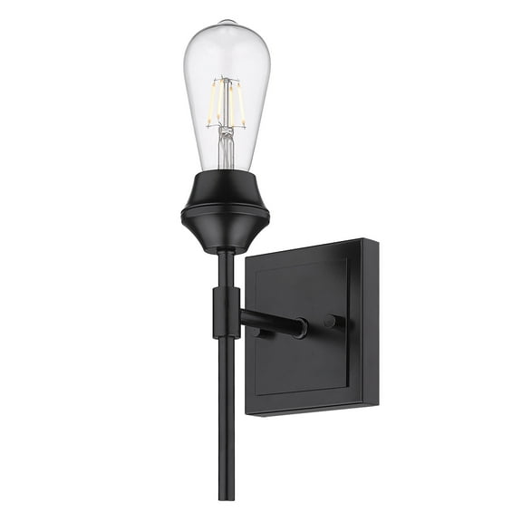 Golden Lighting Ormond 1-light Vanity in Matte Black