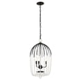 thumbnail image 5 of Varaluz Voliere 3-Lt Crystal Tall Pendant - Matte Black, 5 of 6