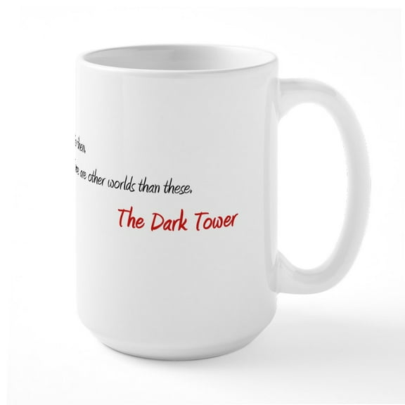 CafePress - Dark Tower Mugs - 15 oz Ceramic Large White Novelty Mug