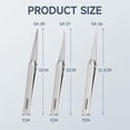 thumbnail image 4 of TOWOT Precision Tweezers Reverse Tweezers for Electronic Soldering Precision Reverse Ceramic Tweezers Non-Conductive Heat Resistant, 4 of 7