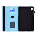 thumbnail image 6 of Allytech for Lenovo Tab M10 HD 2nd Gen 2020(TB-X306F), TB-X306X Case, Stand Folio PU Leather Protective Card Pocket/Pen Slot Case with Auto Sleep Wake for Lenovo M10 HD 2nd Gen 10.1", Blue Butterfly, 6 of 7