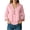 K-585 Pink, variant on Collared Vneck Turtleneck Neck Faux Linen Tshirts for Teen Girls Summer Fall Long Sleeve Brunch Basic Tee Shirt Tops Womens Button 2026 Clothes Y2K