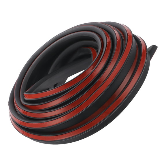 Unique Bargains Car Weatherstrip Weather Stripping Self Adhesive Weather Seal Strip 32.8Ft P-Shape EPDM Rubber