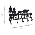 thumbnail image 4 of Rustic Black Bear Decorative Welcome Wall Hook, 4 of 4
