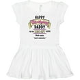 thumbnail image 3 of Inktastic Happy Birthday, Daddy- Best Gift Ever in Pink Girls Baby Dress, 3 of 5
