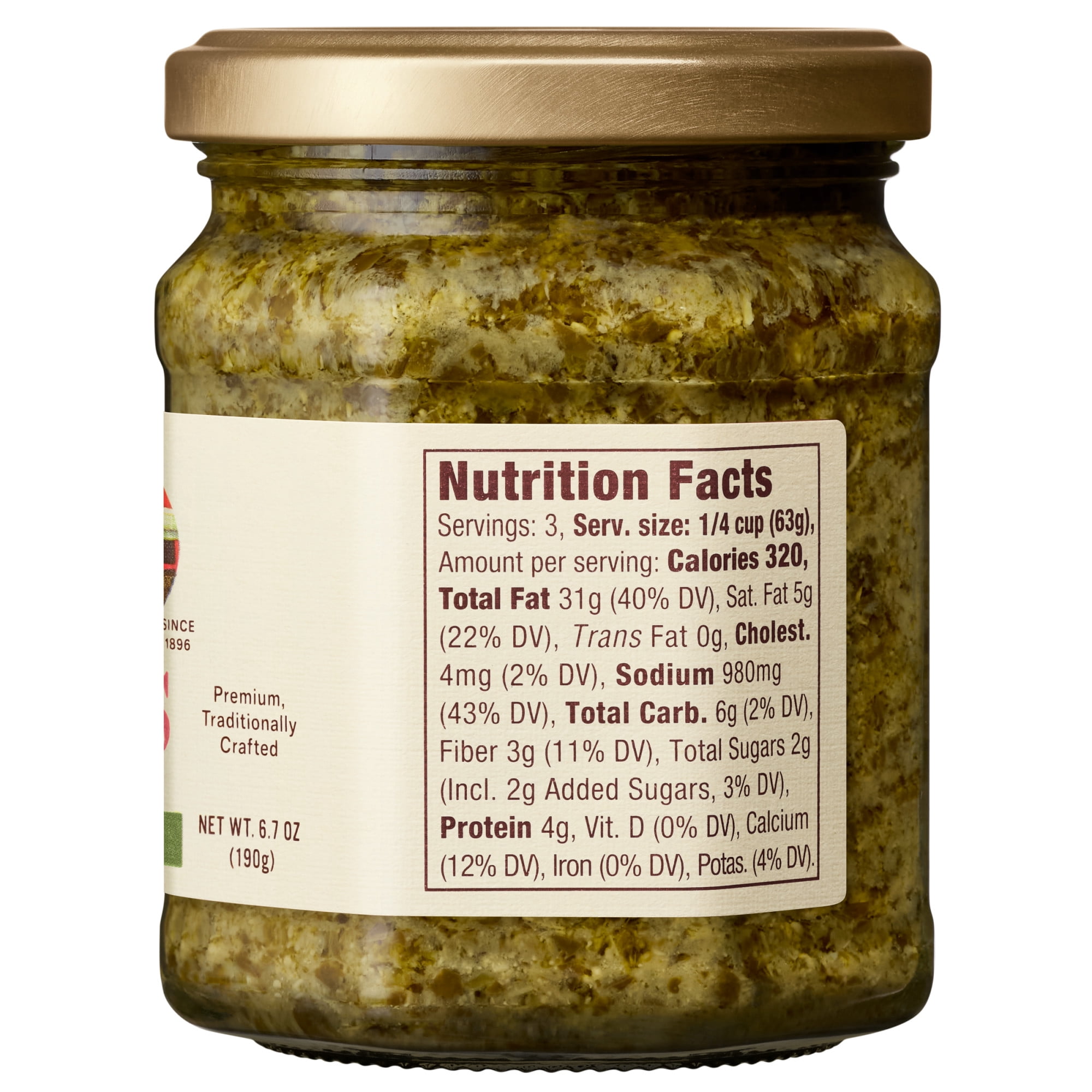 (6 pack) Rao's Homemade Basil Pesto Sauce, 6.7 oz