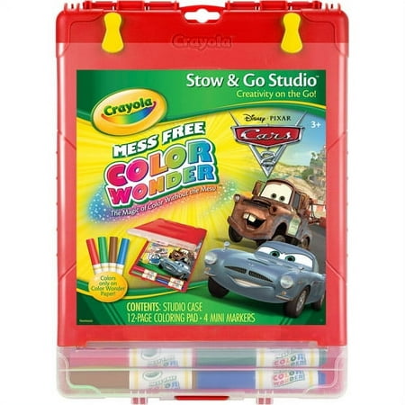 Crayola Cars 2 Color Wonder Stow N' Go