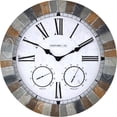 thumbnail image 3 of FirsTime & Co. Multicolor Garden Stone Outdoor Wall Clock, Rustic, Analog, 18 x 2 x 18 in, 3 of 6