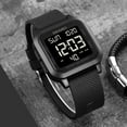 thumbnail image 5 of Squar Women's Men's Digital Watch Big Numbers Dial Multifunction Large Face Waterproof LED Watches, 5 of 10