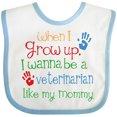 thumbnail image 3 of Inktastic Veterinarian Like Mommy Boys or Girls Baby Bib, 3 of 4
