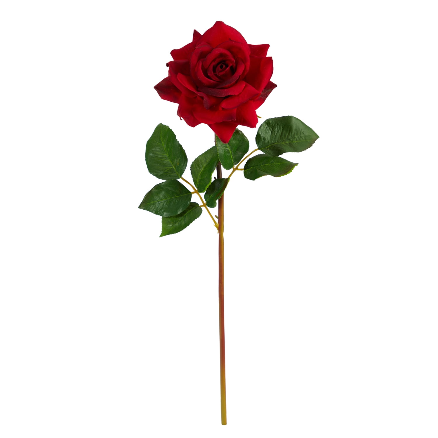 Nearly Natural 20" Rose Artificial Flower (Set of 6)