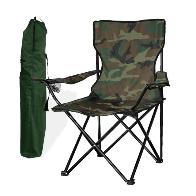 Graflsoa Portable Camo Fishing Chair with Storage Bag, Lightweight Aluminum Alloy Frame, Multiple Color Options, Compact Foldable Design for Outdoor Use