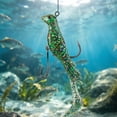 thumbnail image 4 of 8 Pcs T Tail Swimbait Lure 3.1 Inch for Night Fishing, Luminous Soft Bait with Double Hook, Slow Jigging Artificial for Trout and Panfish, Fishing, Green, 4 of 8