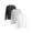 Black Soot/Vivid White/Gravel, variant on Thermal Tee with Long Sleeves, 3-Pack, Men's & Big Men's