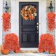 thumbnail image 1 of Decoración del hogar, decoración de habitaciones, decoración de pared, decoración de Acción de Gracias, hojas artificiales de ratán para colgar en interiores, hogar, Halloween, fiesta de Navidad, deco, 1 of 6