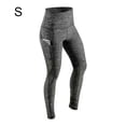 thumbnail image 1 of Leggings Pantalones Elásticos De Yoga De Cintura Alta Fitness Deportes Trajes De Mujer, Gris, S Eigraketly AP002120-09, 1 of 7