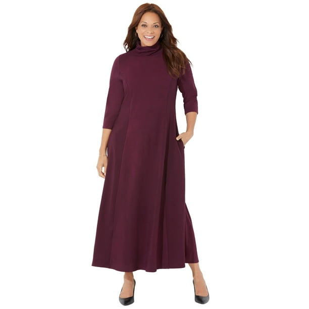 Catherines Women's Plus Size Anywear Maxi Dress - Walmart.com