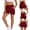 *Wine, variant on ClodeEU Women's Athletic Shorts with Liner ,Elastic Waist Casual Bottoms with Zipper Pockets Purple,Womens Plus L