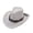 White, variant on Men Summer Western Cowboy Hat Shapeable Hat Hollowed Out Sun Hat