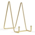 thumbnail image 1 of 2pcs 6 Inch Display Stands For Plate- Gold Iron Easel Plate Holder Display Stands Metal Frame Holders For Photo, Pictures, 1 of 5