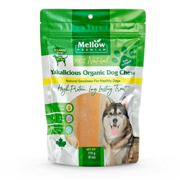 Mellow Premium - Yak Cheese Bone For Large Dog-Long Lasting and Natural Dog Treats for Extra Large Dog Chew over 55 lbs weight