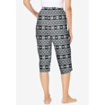 thumbnail image 2 of Dreams & Co. Plus Size Knit Sleep Capri, 2 of 6