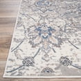 thumbnail image 4 of Couristan Brocatelle Oglive Silver-Cream Runner Rug, 4 of 9