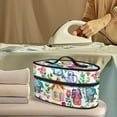 thumbnail image 2 of ZUXONGSY Painted House Floral Butterfly Print Outdoor Steam Iron Box Travel Iron Organizer Handheld Steam Iron Storage Case with Zipper Iron Accessories, Case Only, 2 of 6