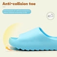 thumbnail image 5 of Kids Cloud Slides Slippers For Girls Boys,Pillow House Slippers Non-Slip Super Soft Quick Drying Shower Cushioned Slides Bathroom Thick Sole Sandals Indoor Outdoor Slippers, 5 of 7
