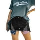 thumbnail image 1 of Txlixc Jeans cortos para mujeres, patrones estelares de rayas de agujeros rotos Txlixc  moda, 1 of 4