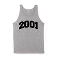 thumbnail image 1 of 2001 College Style Tank Top Unisex Large Grey, 1 of 5