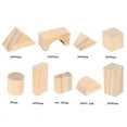 Wooden Children's Stacking Of 100 Pcs Of Wooden Blocks for Early