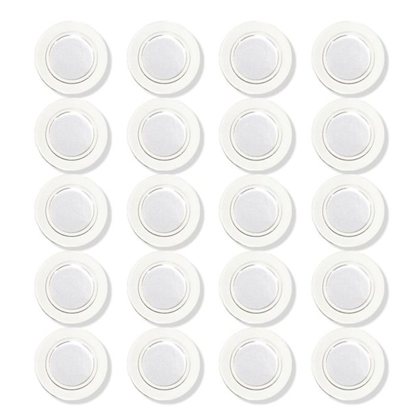 Imanes de neodimio transparentes ATROSONIK de 3 cm, paquete de 20