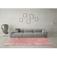 thumbnail image 3 of Ahgly Company Indoor Square Solid Red Modern Area Rugs, 4' Square, 3 of 4