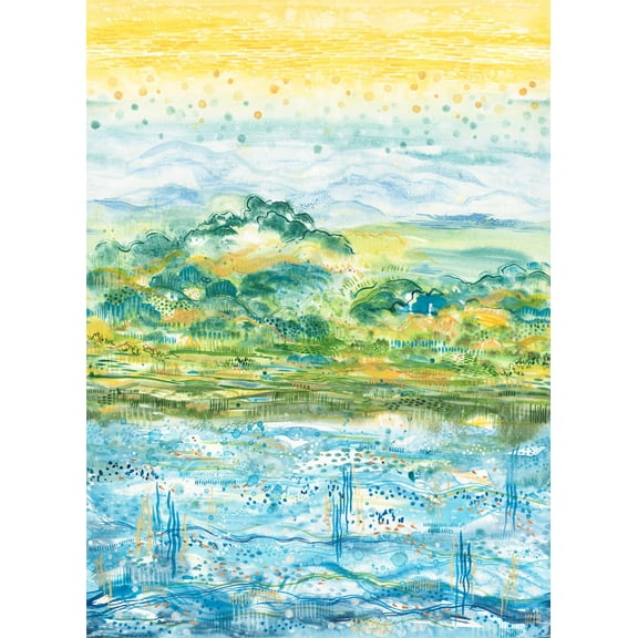 Sunshine Blue Skies Multi 39831 11 (1yard)